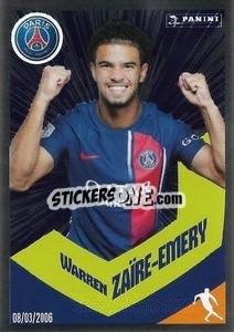 Sticker Warren Zaïre-Emery (Le Talent) - Foot 2023-2024
 n. 334 - Panini