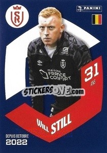Sticker Will Still (Reims) - Foot 2023-2024
 n. 16 - Panini
