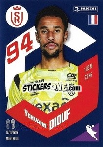Sticker Yehvann Diouf - Foot 2023-2024
 n. 358 - Panini