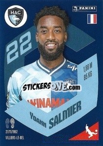 Figurina Yoann Salmier - Foot 2023-2024
 n. 73 - Panini