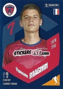 Sticker Yohann Magnin - Foot 2023-2024
 n. 59 - Panini