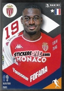 Sticker Youssouf Fofana (Le Génie) - Foot 2023-2024
 n. 244 - Panini