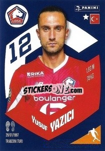 Sticker Yusuf Yazici - Foot 2023-2024
 n. 125 - Panini