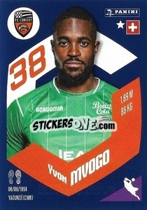 Sticker Yvon Mvogo - Foot 2023-2024
 n. 135 - Panini
