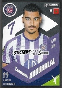 Sticker Zakaria Aboukhlal (L'As) - Foot 2023-2024
 n. 436 - Panini