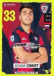 Sticker Adam Obert - Calciatori 2023-2024
 - Panini