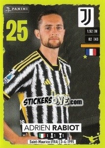 Sticker Adrien Rabiot - Calciatori 2023-2024
 n. 247 - Panini
