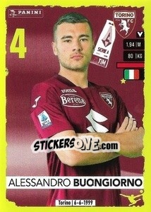 Figurina Alessandro Buongiorno - Calciatori 2023-2024
 - Panini