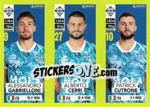 Figurina Alessandro Gabrielloni / Alberto Cerri / Patrick Cutrone - Calciatori 2023-2024
 - Panini