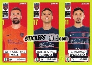 Figurina Alessandro Micai / Baldovino Cimino / Tommaso D'Orazio - Calciatori 2023-2024
 - Panini