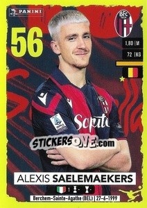 Figurina Alexis Saelemaekers - Calciatori 2023-2024
 - Panini