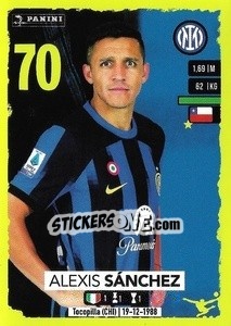 Sticker Alexis Sánchez - Calciatori 2023-2024
 n. 226 - Panini