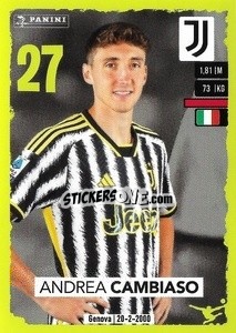 Figurina Andrea Cambiaso - Calciatori 2023-2024
 - Panini