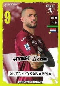 Sticker Antonio Sanabria - Calciatori 2023-2024
 n. 475 - Panini