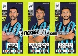 Sticker Artur Ioniță / Alessandro Sersanti / Giovanni Crociata