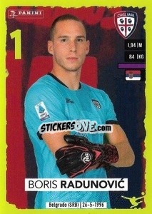Cromo Boris Radunović - Calciatori 2023-2024
 - Panini