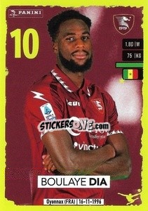 Sticker Boulaye Dia - Calciatori 2023-2024
 n. 424 - Panini