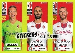 Figurina Brenno / Valerio Di Cesare / Francesco Vicari - Calciatori 2023-2024
 - Panini