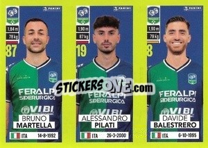 Sticker Bruno Martella / Alessandro Pilati / Davide Balestrero - Calciatori 2023-2024
 - Panini