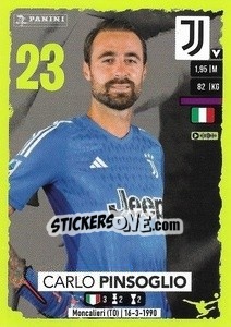 Cromo Carlo Pinsoglio - Calciatori 2023-2024
 - Panini