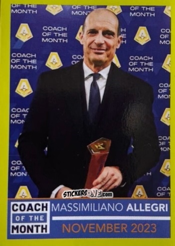 Cromo Massimiliano Allegri (November 2023) - Calciatori 2023-2024
 n. CM4 - Panini