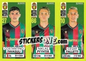 Figurina Costantino Favasuli / Niklas Pyyhtiä / César Falletti - Calciatori 2023-2024
 - Panini