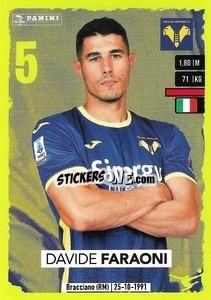 Sticker Davide Faraoni - Calciatori 2023-2024
 n. 187 - Panini