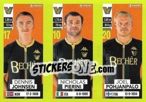 Figurina Dennis Johnsen / Nicholas Pierini / Joel Pohjanpalo - Calciatori 2023-2024
 - Panini