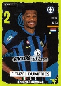 Sticker Denzel Dumfries - Calciatori 2023-2024
 - Panini