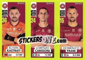 Cromo Elhan Kastrati / Lorenzo Carissoni / Domenico Frare - Calciatori 2023-2024
 - Panini
