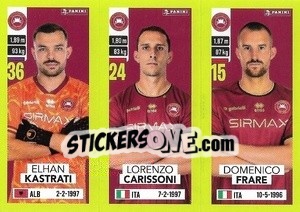 Figurina Elhan Kastrati / Lorenzo Carissoni / Domenico Frare - Calciatori 2023-2024
 - Panini