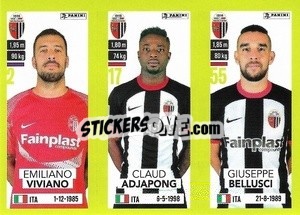 Cromo Emiliano Viviano / Claud Adjapong / Giuseppe Bellusci - Calciatori 2023-2024
 - Panini