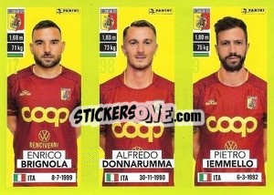 Cromo Enrico Brignola / Alfredo Donnarumma / Pietro Iemmello - Calciatori 2023-2024
 - Panini