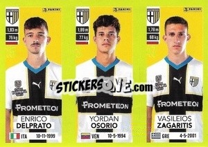 Sticker Enrico Delprato / Yordan Osorio / Vasilios Zagaritis