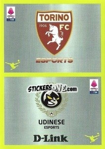 Sticker Torino / Udinese - Calciatori 2023-2024
 n. e7 - Panini