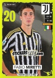 Sticker Fabio Miretti - Calciatori 2023-2024
 - Panini