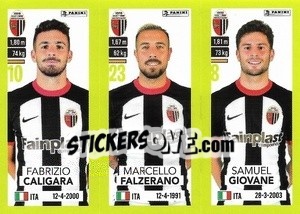 Sticker Fabrizio Caligara / Marcello Falzerano / Samuel Giovane - Calciatori 2023-2024
 - Panini