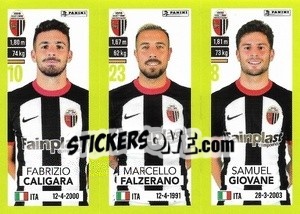 Figurina Fabrizio Caligara / Marcello Falzerano / Samuel Giovane - Calciatori 2023-2024
 - Panini