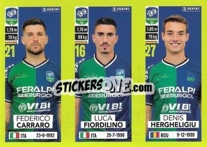 Sticker Federico Carraro/ Luca Fiordilino / Denis Hergheligiu - Calciatori 2023-2024
 - Panini
