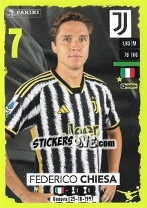 Sticker Federico Chiesa - Calciatori 2023-2024
 n. 249 - Panini