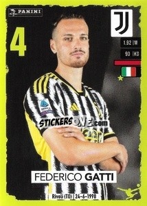 Sticker Federico Gatti - Calciatori 2023-2024
 - Panini