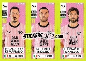 Cromo Francesco Di Mariano / Roberto Insigne / Leonardo Mancuso - Calciatori 2023-2024
 - Panini