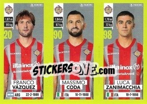 Sticker Franco Vázquez / Massimo Coda / Luca Zanimacchia - Calciatori 2023-2024
 - Panini