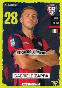 Cromo Gabriele Zappa - Calciatori 2023-2024
 - Panini