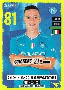 Cromo Giacomo Raspadori - Calciatori 2023-2024
 - Panini
