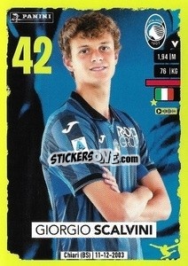 Cromo Giorgio Scalvini - Calciatori 2023-2024
 - Panini