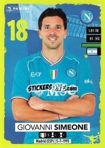 Figurina Giovanni Simeone - Calciatori 2023-2024
 - Panini