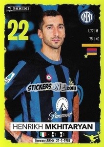 Sticker Henrikh Mkhitaryan - Calciatori 2023-2024
 n. 223 - Panini