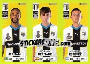 Figurina Hernani / Adrián Bernabé / Nahuel Estévez - Calciatori 2023-2024
 - Panini