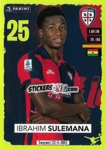 Figurina Ibrahim Sulemana - Calciatori 2023-2024
 - Panini